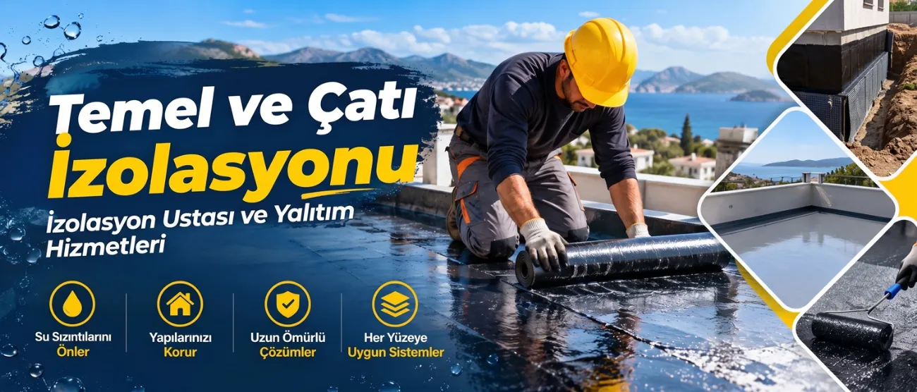 Temel ve Çatı İzolasyonu | İzolasyon Ustası ve Yalıtım Hizmetleri